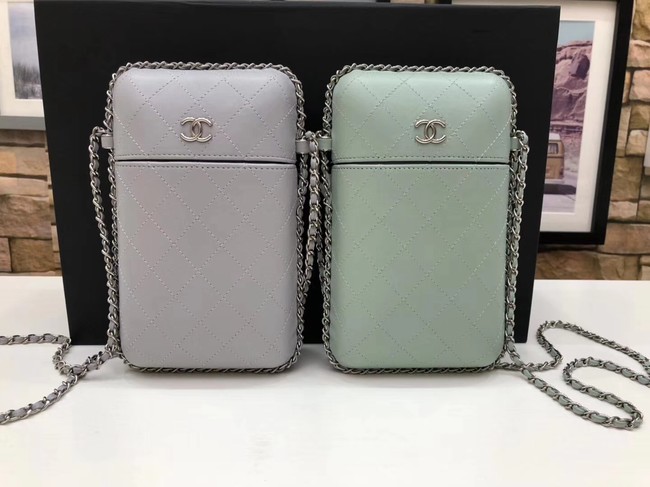 Chanel Flap Original Mobile phone bag 55699 grey