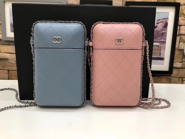 Chanel Flap Original Mobile phone bag 55699 pink