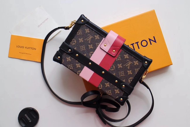 Louis Vuitton Monogram Canvas PETITE MALLE M43872 black