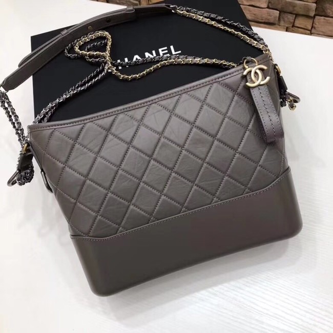 Chanel GABRIELLE Original Shoulder Bag A93842 grey
