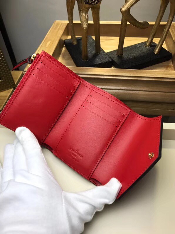 Louis Vuitton Monogram Vernis VICTORINE WALLET M62427 red