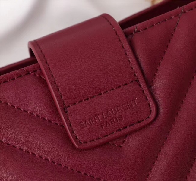 SAINT LAURENT Loulou Monogram extra-large quilted leather shoulder bag 26587 red