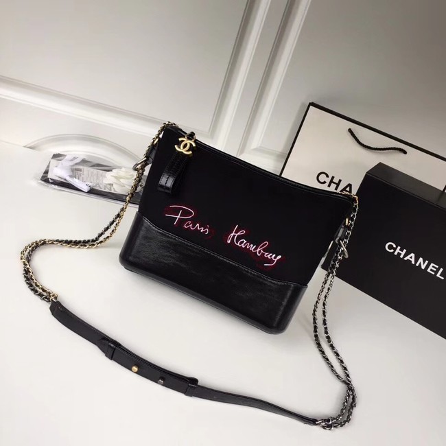 CHANEL GABRIELLE Hobo Bag A93824 black