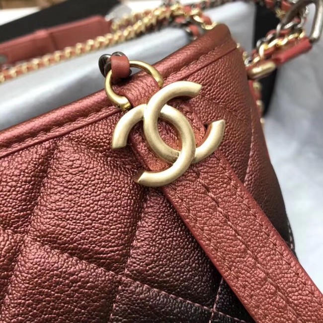 CHANEL GABRIELLE Small Hobo Bag A91810 red&black