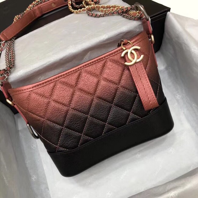 CHANEL GABRIELLE Small Hobo Bag A91810 red&black