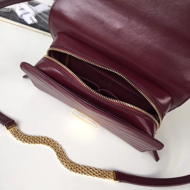 Chanel Flap Bag Original Calfskin & Gold-Tone Metal A57490 fuchsia