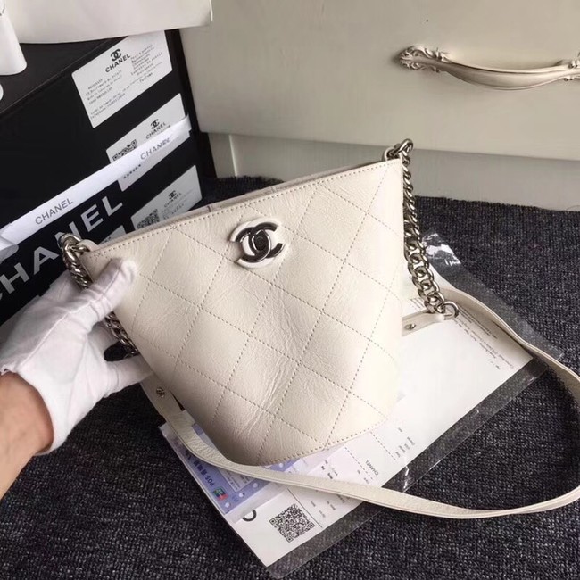 Chanel Original Bucket Bag A57636 White