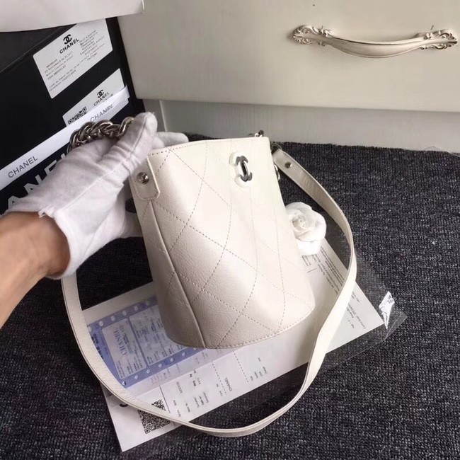 Chanel Original Bucket Bag A57636 White