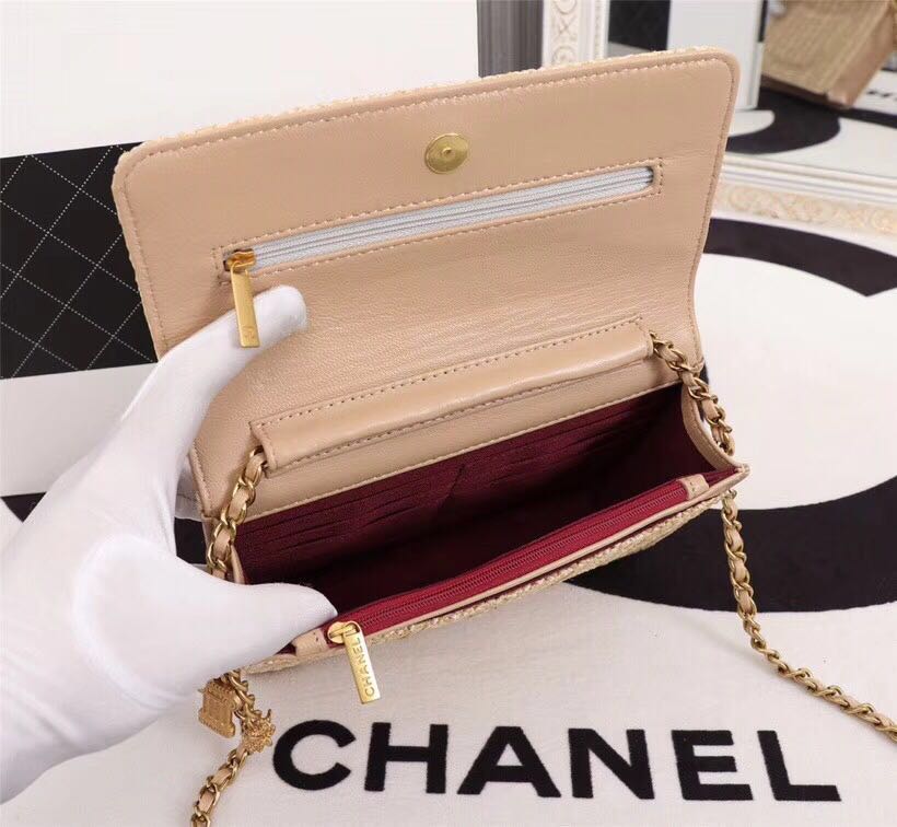Chanel WOC Original Leather Flap cross-body bag B33814