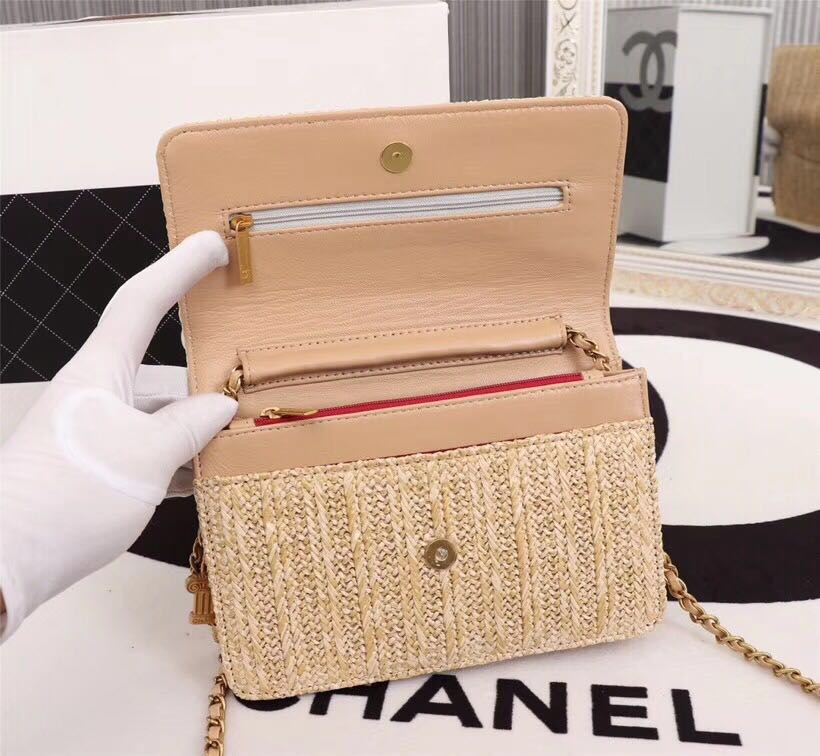 Chanel WOC Original Leather Flap cross-body bag B33814