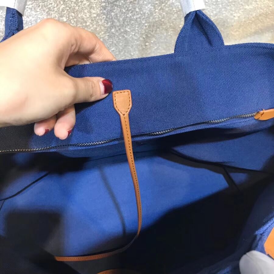 Prada fabric handbag 1BG161 blue