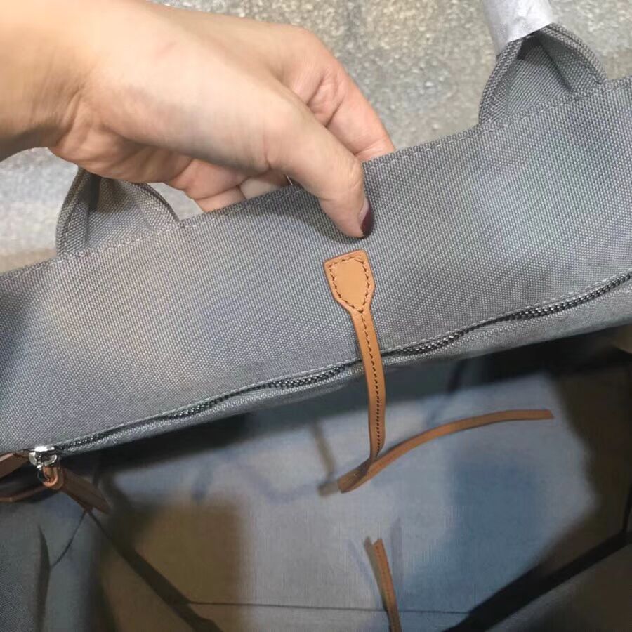 Prada fabric handbag 1BG161 grey