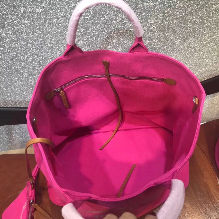 Prada fabric handbag 1BG161 rose