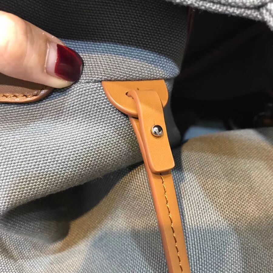 Prada fabric handbag 1BG163 grey
