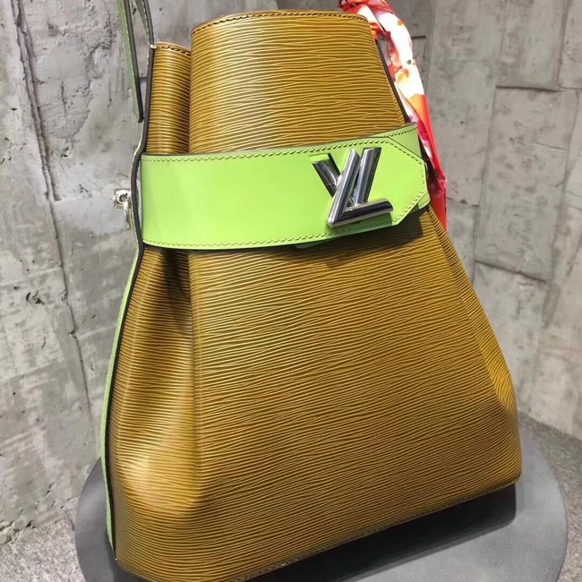 Louis Vuitton original Epi leather 55188 Khaki