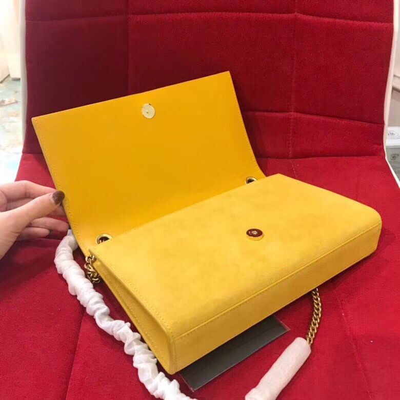 Yves Saint Laurent Small Monogramme Cross-body Shoulder Bag Y042 yellow