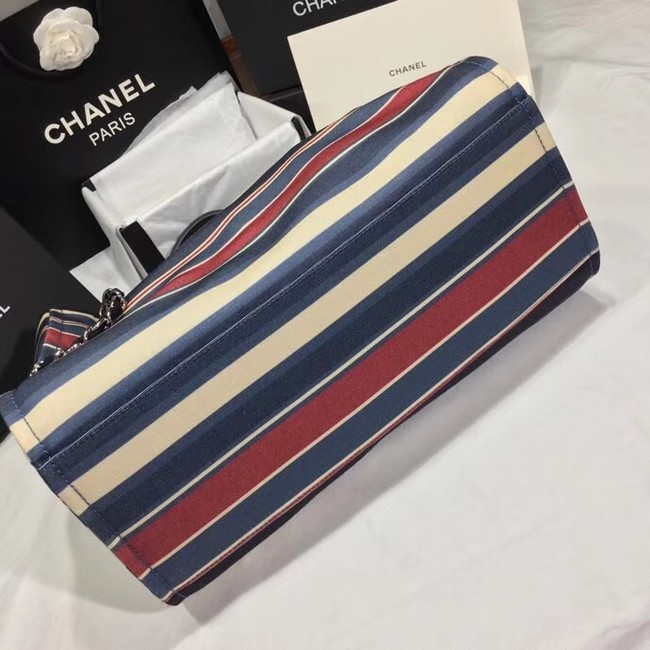 Chanel Shopping Bag A66941 red& Blue & Black