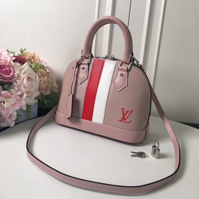 Louis Vuitton original Epi leather ALMA BB M51961 pink