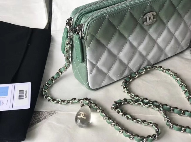 Chanel Clutch with Chain A70249 green