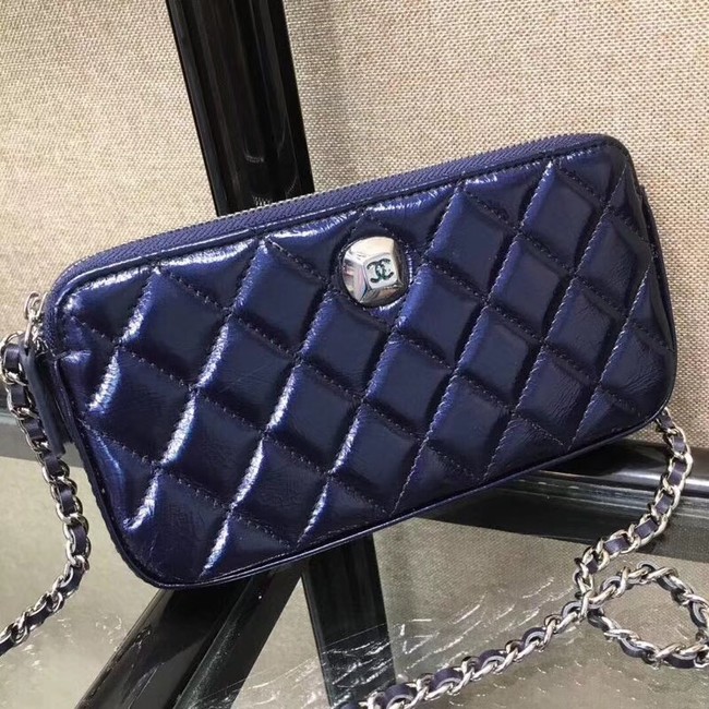 Chanel Clutch with Chain A84509 Royal Blue