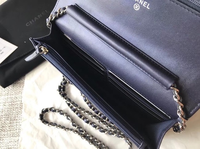 Chanel Wallet on Chain A84510 Royal Blue