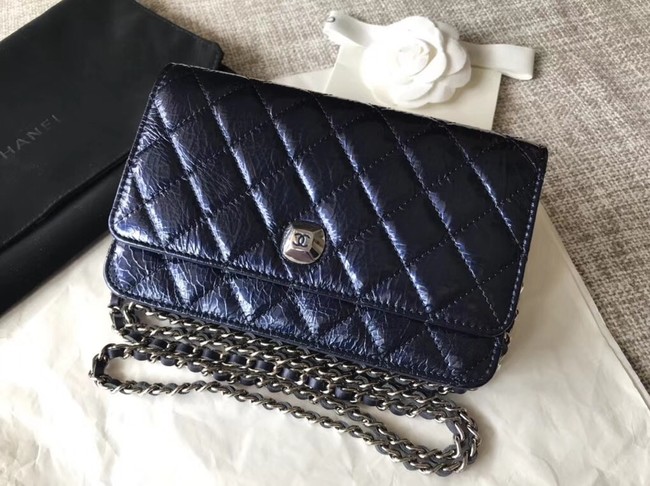 Chanel Wallet on Chain A84510 Royal Blue