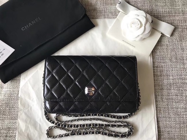 Chanel Wallet on Chain A84510 black