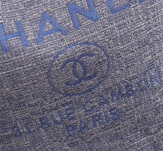 Chanel Canvas Backpack A57498 blue
