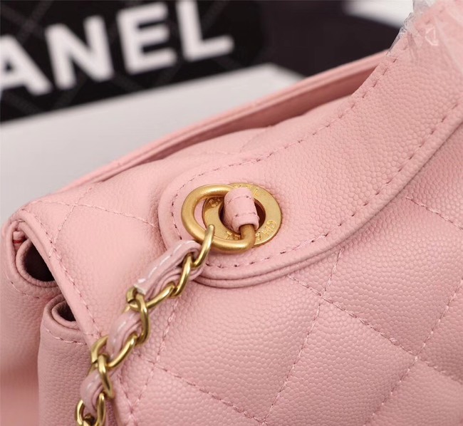 Chanel caviar Tote Bag 25691 pink