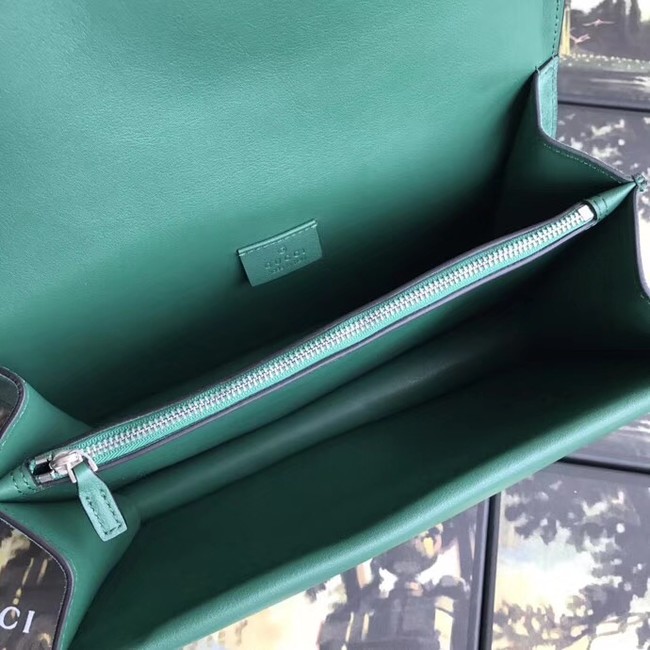 Gucci Dionysus GG Original Shoulder Bag suede 400249 green