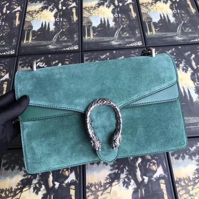 Gucci Dionysus GG Original Shoulder Bag suede 400249 green