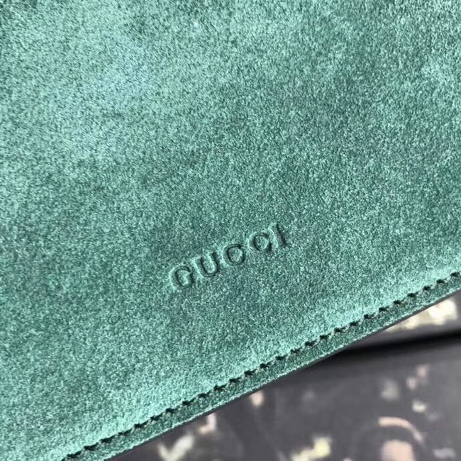 Gucci Dionysus GG Original Shoulder Bag suede 400249 green