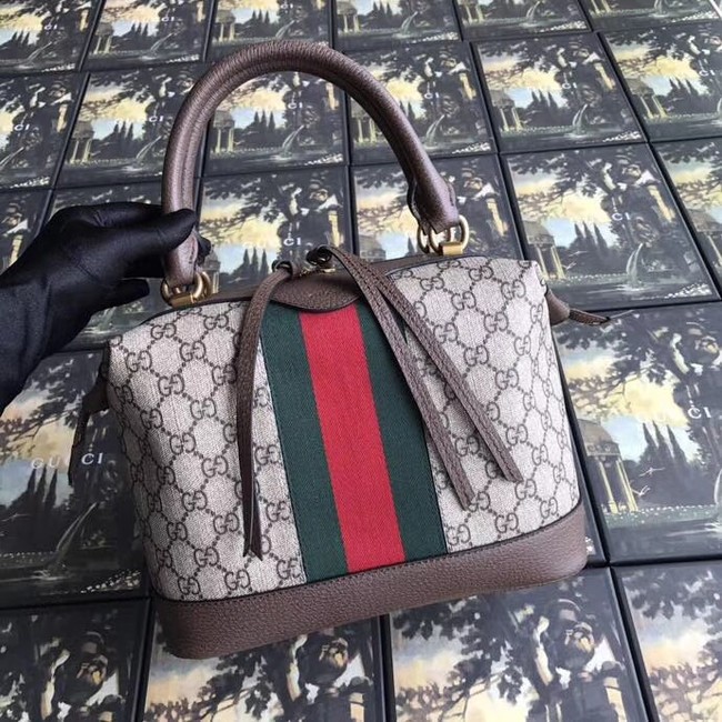 Gucci GG canvas top quality tote bag 523433 brown