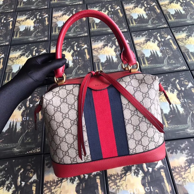 Gucci GG canvas top quality tote bag 523433 red