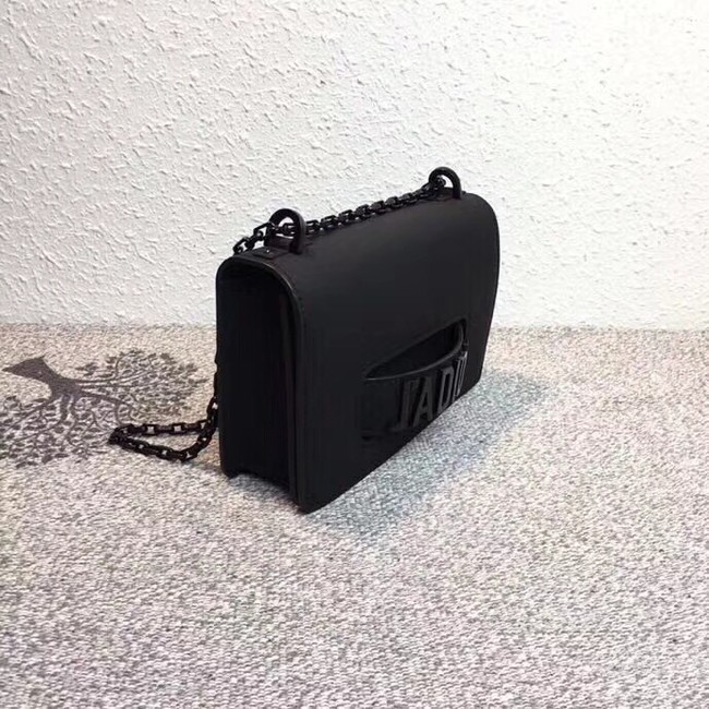 JADIOR FLAP BAG IN BLACK CALFSKIN M9000SL