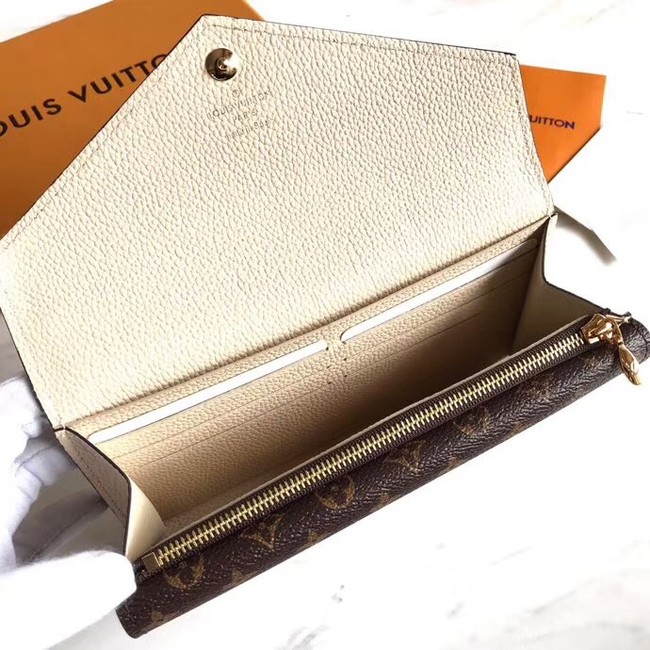 Louis vuitton MONOGRAM DOUBLE wallet M64317 white