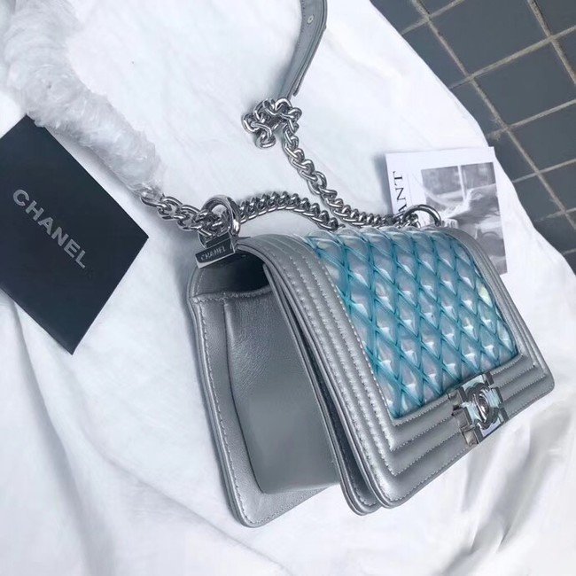 Chanel Small BOY CHANEL Handbag A67086 blue