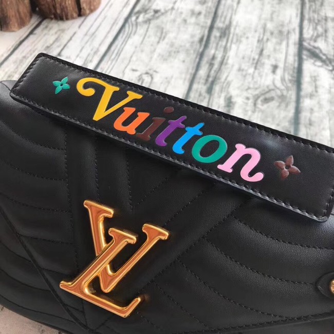 LOUIS VUITTON NEW WAVE CHAIN BAG MM M51498 black