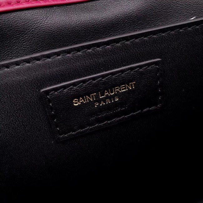 SAINT LAURENT Sulpice small quilted leather cross-body bag 532652 rose