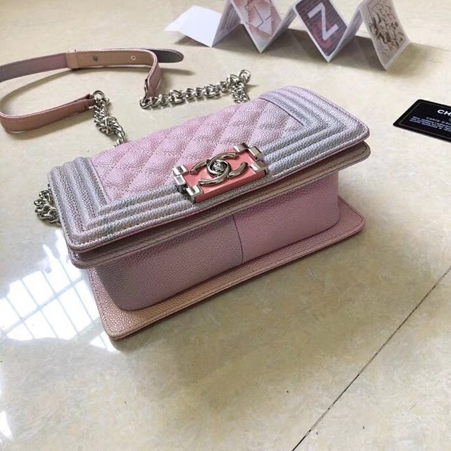 Small BOY CHANEL Handbag A67085 pink