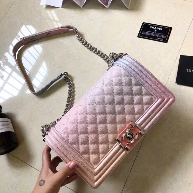 Small BOY CHANEL Handbag A67086 pink