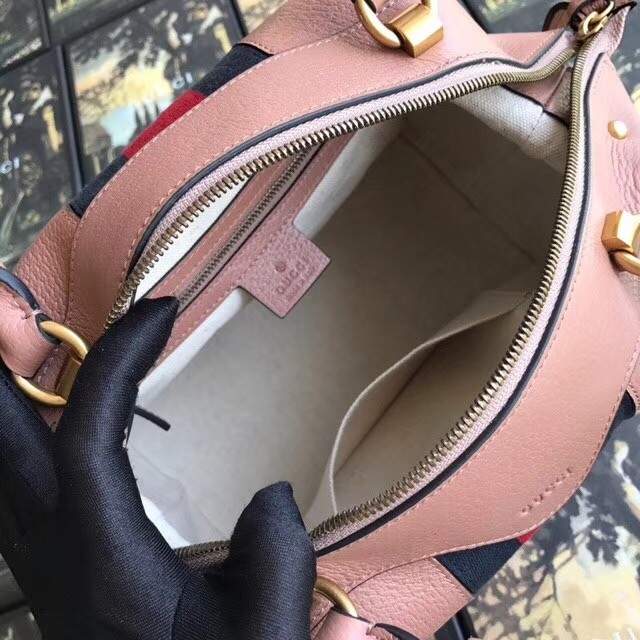 Gucci GG Calf leather top quality tote bag 523433 pink