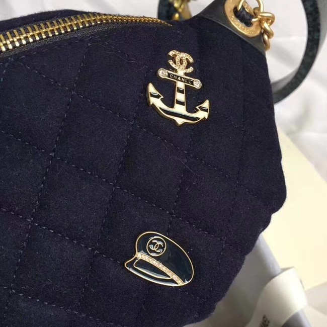 Chanel Waist Bag A57869 Navy Blue