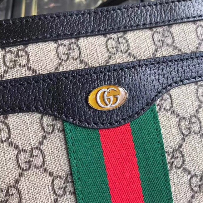 Gucci GG Supreme medium shoulder bag 523354 black