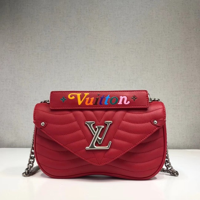 LOUIS VUITTON NEW WAVE CHAIN BAG MM M51943 red