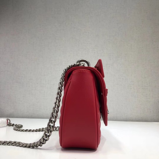 LOUIS VUITTON NEW WAVE CHAIN BAG MM M51943 red