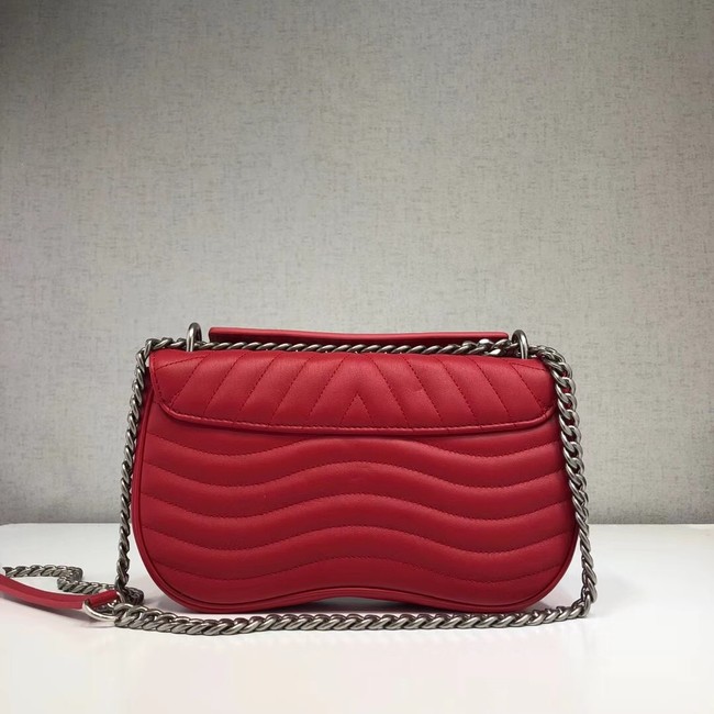 LOUIS VUITTON NEW WAVE CHAIN BAG MM M51943 red