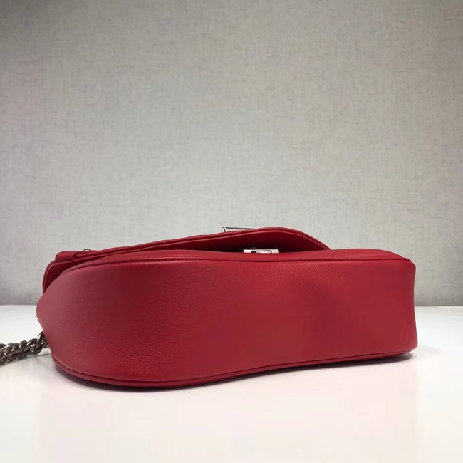 LOUIS VUITTON NEW WAVE CHAIN BAG MM M51943 red