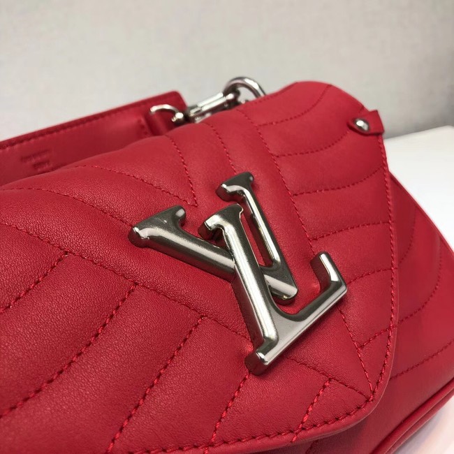 LOUIS VUITTON NEW WAVE CHAIN BAG MM M51943 red