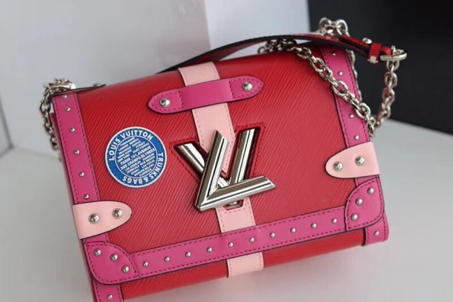 Louis Vuitton TWIST MM M50296 red